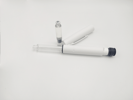 Reusable insulin pen 3 ml pharmaceutical glass cartridges