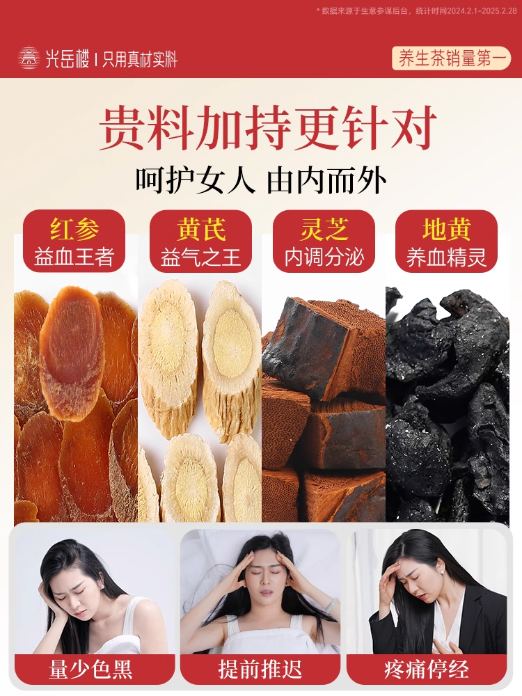 Women's Herbal Cycle Tea – Qi & Blood Support