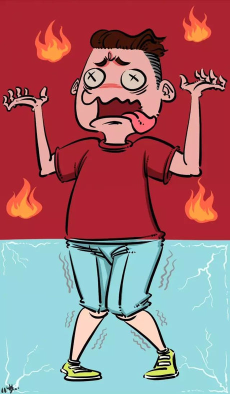 Can igniting fire soup regulate the symptoms of getting angry? 