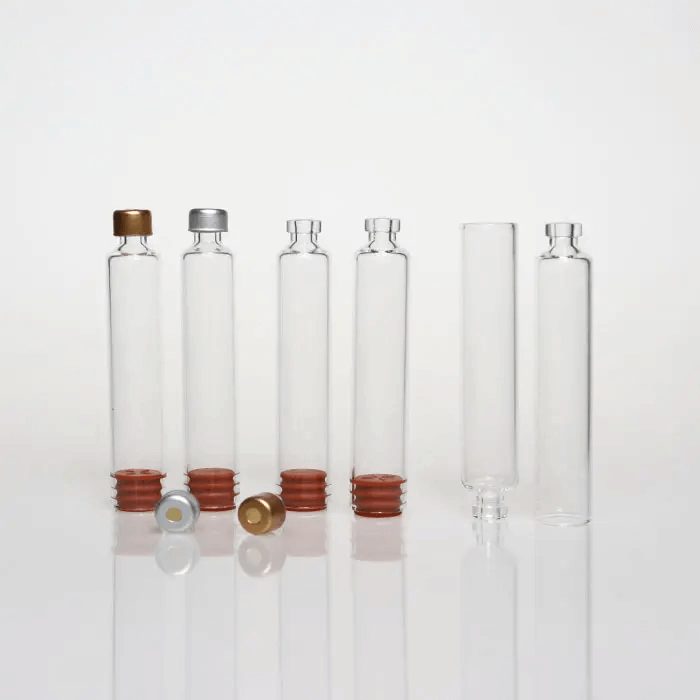 Uso farmacéutico del cartucho de vidrio de borosilicato transparente de 3 ml