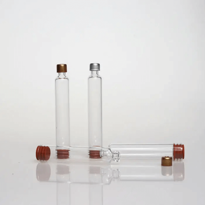 Utilisation pharmaceutique de cartouche en verre borosilicaté transparent de 3 ml