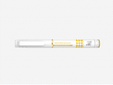 Stylo d'injection d'insuline jetable pour cartouche en verre de 3 ml