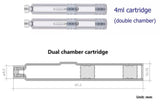 Caneta de injeção médica de seringa HGH para cartucho de 4ml