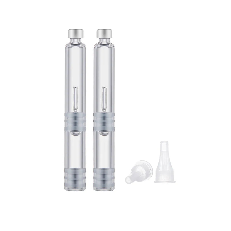 4ml dual chamber glass cartridge vials with dent