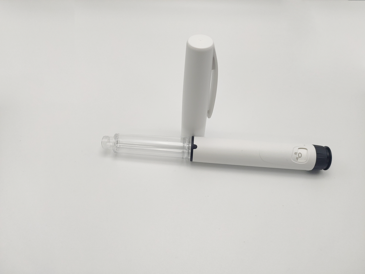 Stylo d'injection réutilisable, stylo d'injection d'hormone de croissance en plastique