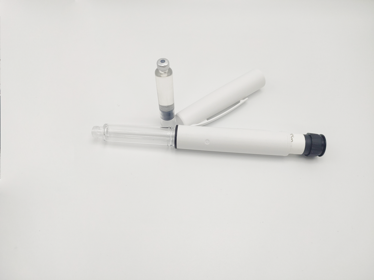 Stylo d'injection réutilisable, stylo d'injection d'hormone de croissance en plastique