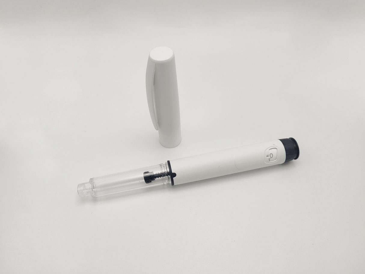 Reusable insulin pen 3 ml pharmaceutical glass cartridges