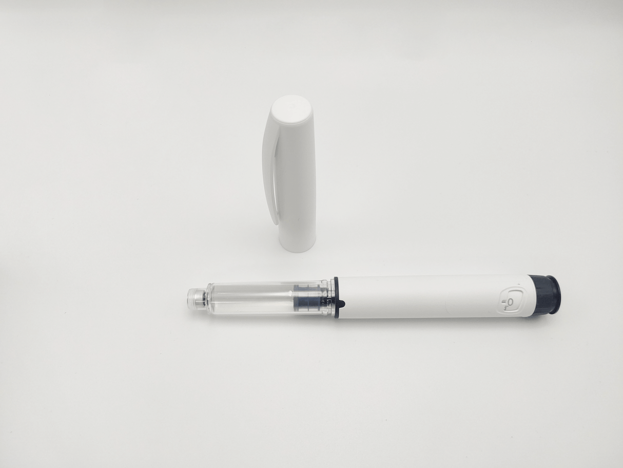 Reusable insulin pen 3 ml pharmaceutical glass cartridges