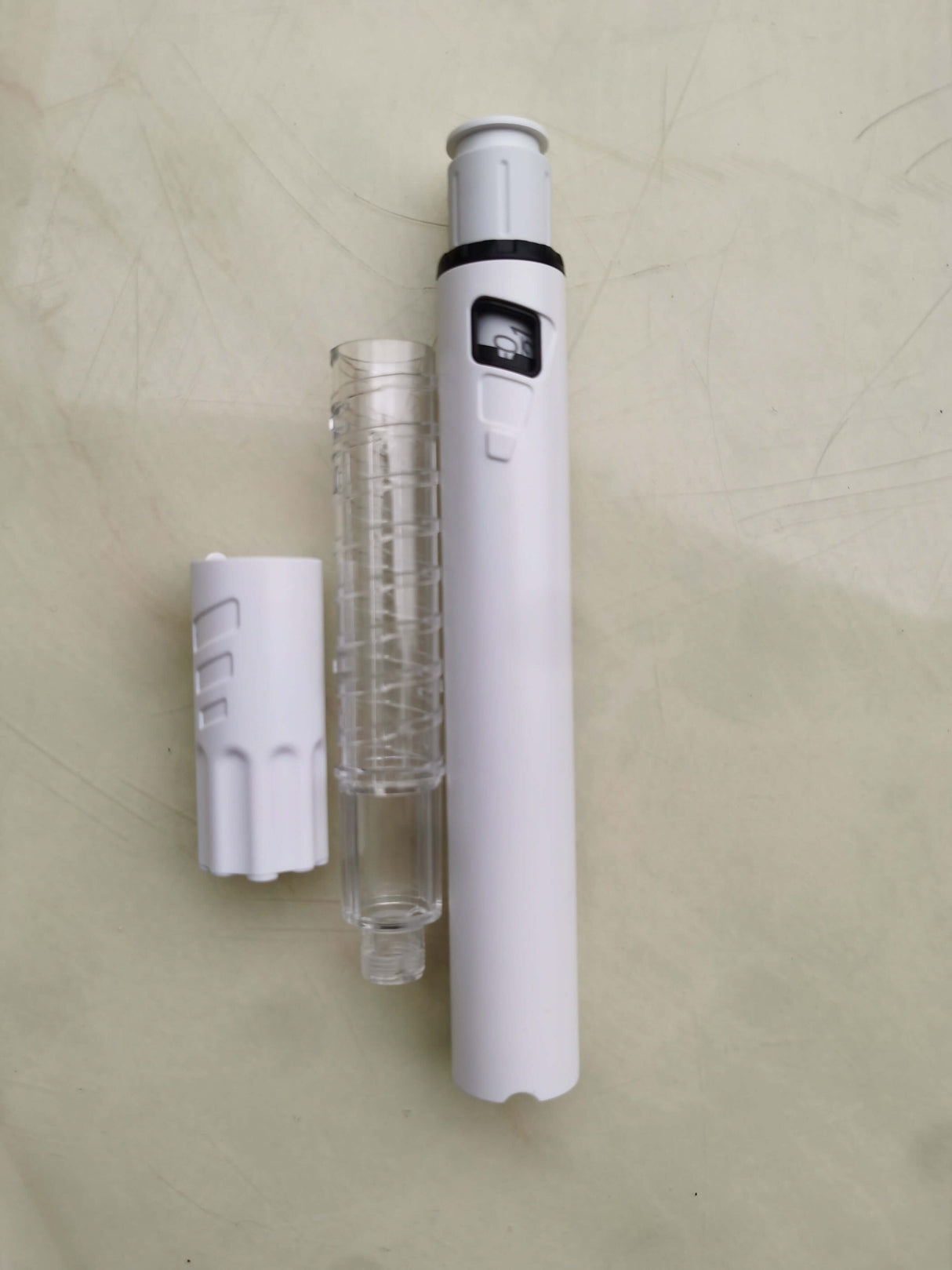 Injection Pen for double chamber cartridge hgh injection