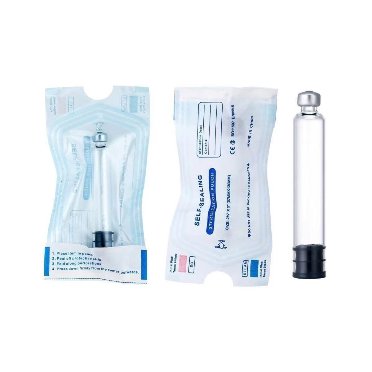 3ml Glass Cartridge Injection Set - Complete with Plug & Cap – Faxne