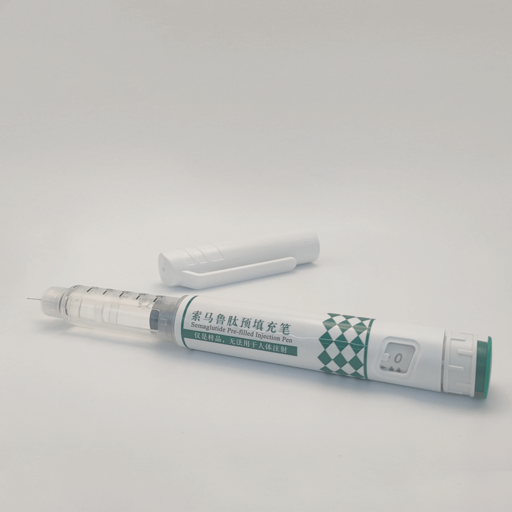 Pluma de inyección desechable para medicamentos dietéticos.